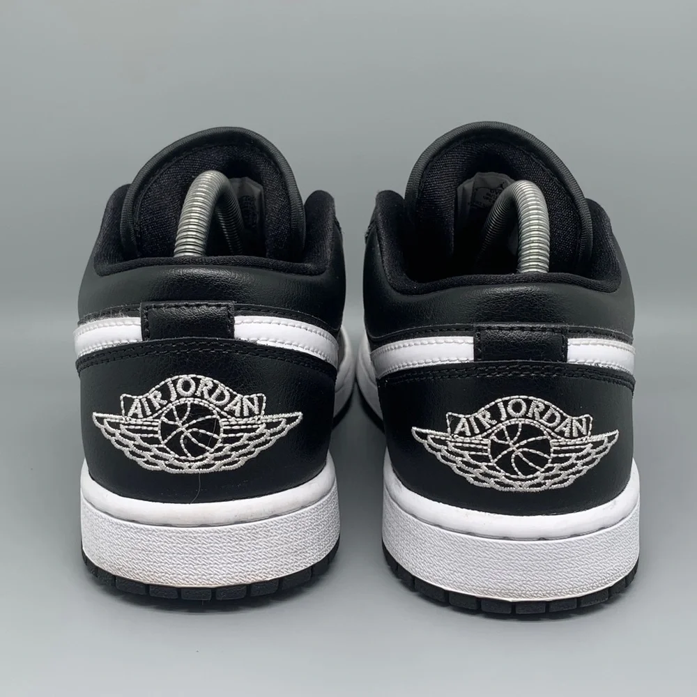 Jordan 1 Low Black White Basketball Shoes DV0990 001 Women’s‎ Sz 10